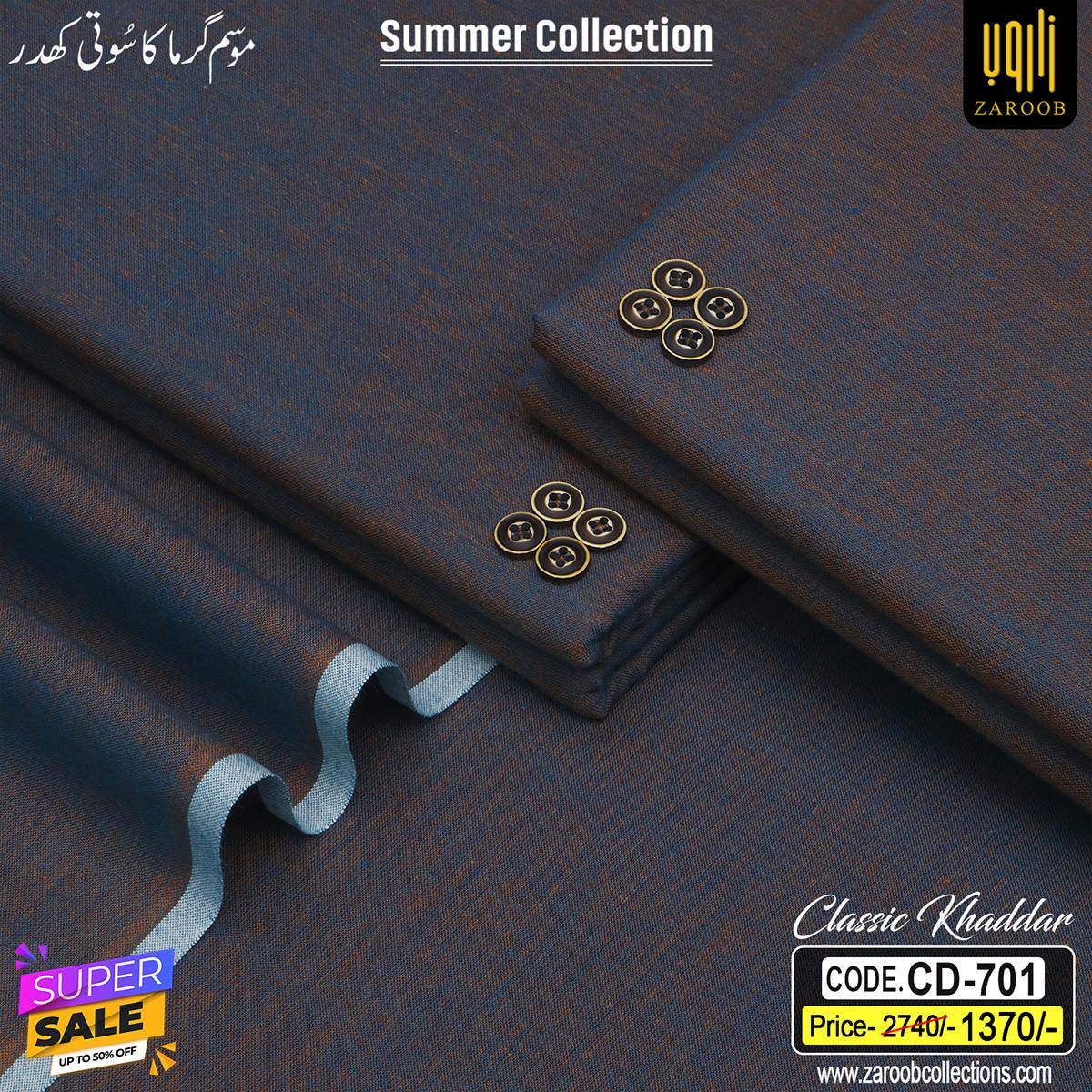 CD-701 CLASSIC KHADDAR CD-701 - Image 1